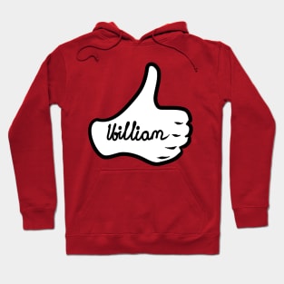 Men name William Hoodie